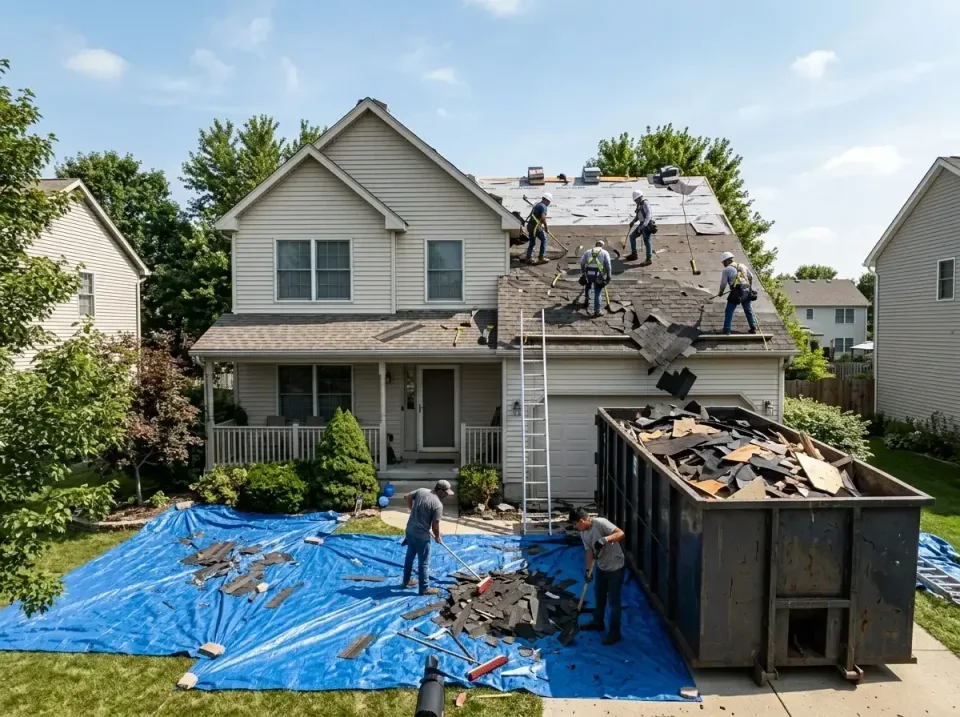 roof-replacement-debris-remova-004 — frequently asked questions, Cheapest Dumpster Rentals in Starkville, MS